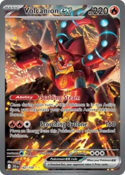 POKEMON Volcanion Ex (182/159) [Scarlet & Violet: Journey Together]