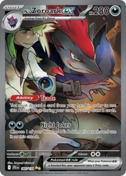 POKEMON N's Zoroark Ex (185/159) [Scarlet & Violet: Journey Together]