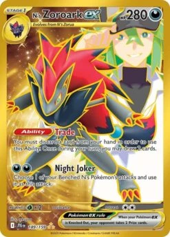 POKEMON N's Zoroark Ex (189/159) [Scarlet & Violet: Journey Together]