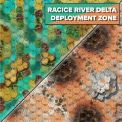 Battletech: Battle Mat - Tukayyid Racice River Delta/Landing Zone