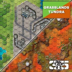Battletech: Battle Mat - Grasslands/Tundra (22x36 Double Sided)