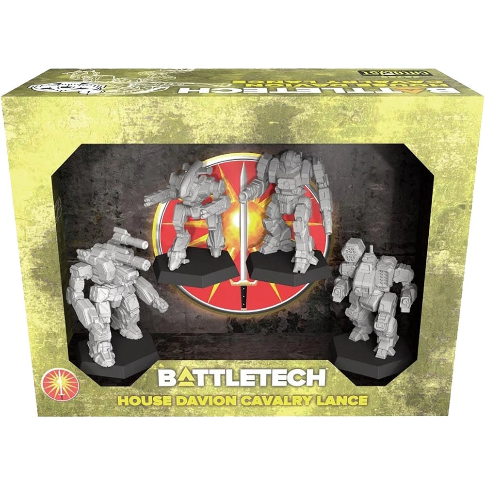 Battletech: House Davion Cavalry Lance Battletech: House Davion Cavalry Lance -Blackknight Games Sales DavionCavalryLance