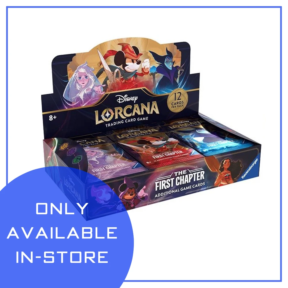 (IN-STORE ONLY) Lorcana: The First Chapter Booster Box (IN-STORE ONLY) Lorcana: The First Chapter Booster Box -Blackknight Games Sales FCBoosterISO