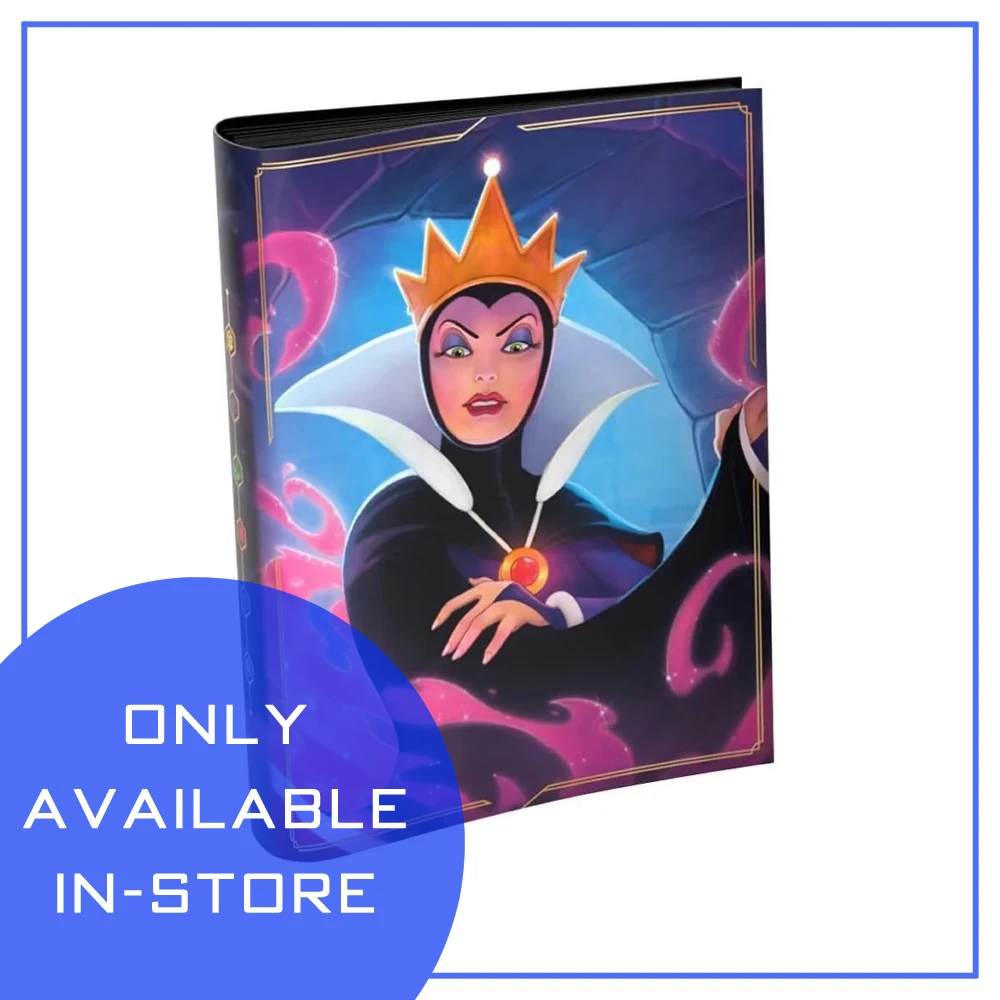 (IN-STORE ONLY) Lorcana: The First Chapter Lorebook - The Queen (IN-STORE ONLY) Lorcana: The First Chapter Lorebook - The Queen -Blackknight Games Sales FCLorebook1ISO