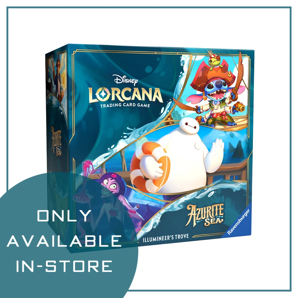 (IN-STORE ONLY) Lorcana: Azurite Sea Illumineer's Trove (IN-STORE ONLY) Lorcana: Azurite Sea Illumineer's Trove -Blackknight Games Sales ISOAStrove