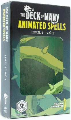 Animated Deck Of Many: Spells Lvl 1 (Vol. 1)