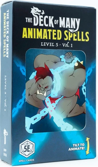 Animated Deck of Many: Spells Lvl 5 (Vol. 1) Animated Deck Of Many: Spells Lvl 5 (Vol. 1) -Blackknight Games Sales L51
