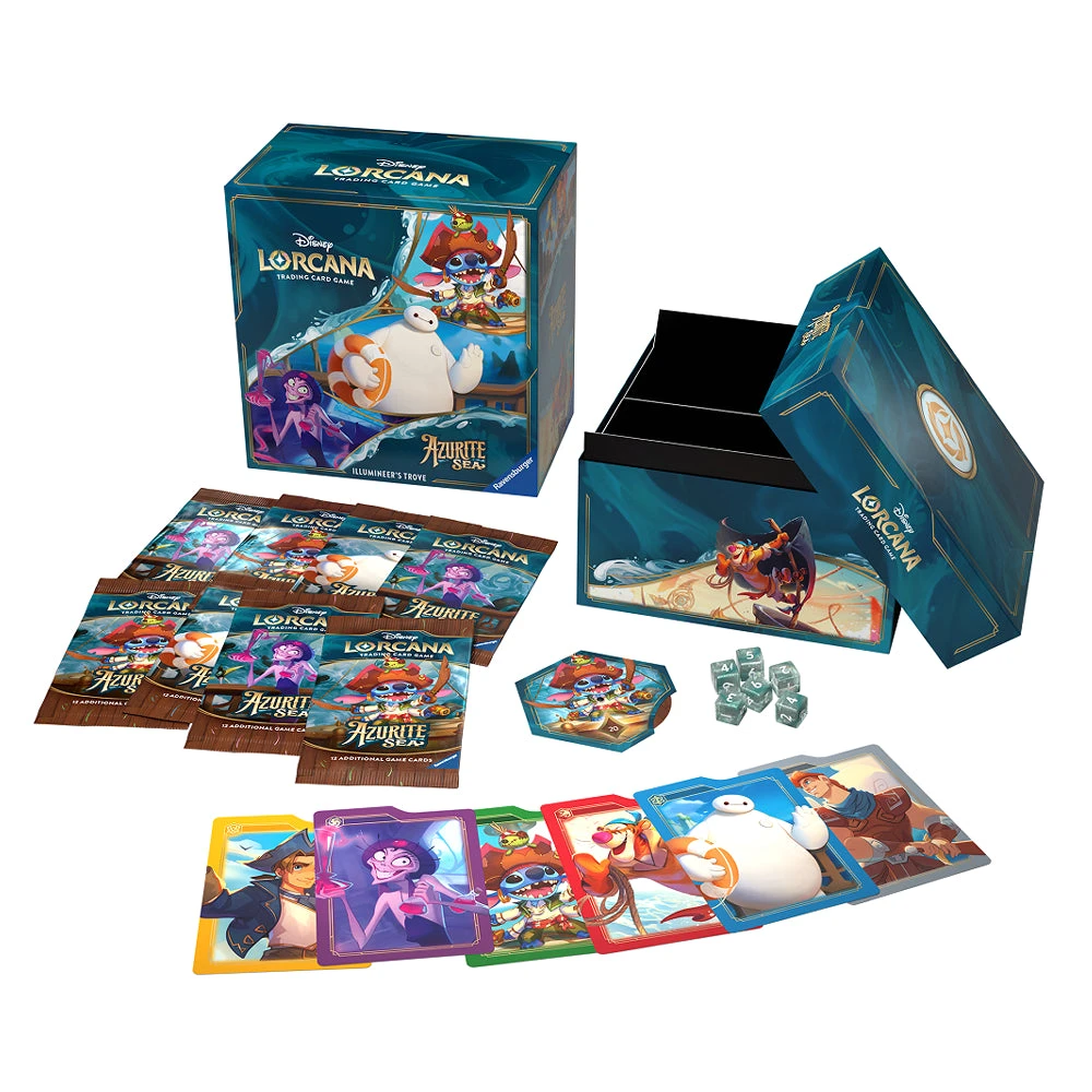 (IN-STORE ONLY) Lorcana: Azurite Sea Illumineer's Trove (IN-STORE ONLY) Lorcana: Azurite Sea Illumineer's Trove -Blackknight Games Sales LORASillumineer strove3 f3b5114d 291b 44e1 84d9 9c07e6843220