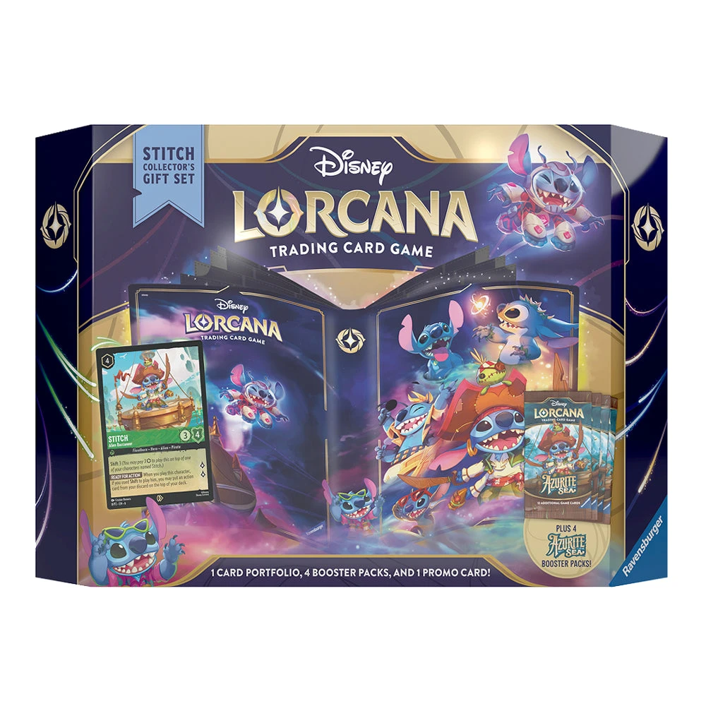 (IN-STORE ONLY) Lorcana: Azurite Sea Stitch Collector's Gift Set (IN-STORE ONLY) Lorcana: Azurite Sea Stitch Collector's Gift Set -Blackknight Games Sales LORASstitchcollector sgiftset 8317ee30 fa3b 4c16 836c c484e79c04a0