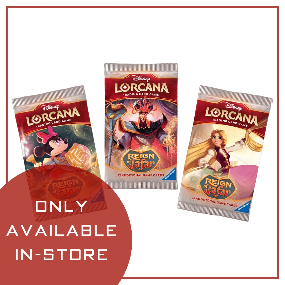 (IN-STORE ONLY) Lorcana: Reign of Jafar Booster Pack (IN-STORE ONLY) Lorcana: Reign Of Jafar Booster Pack -Blackknight Games Sales LORISORoJpacks