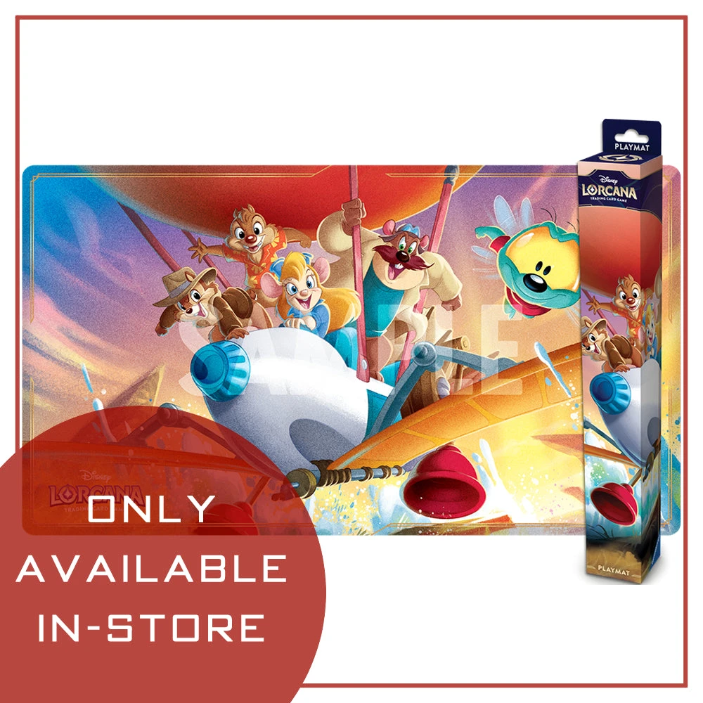 (IN-STORE ONLY) Lorcana: Reign of Jafar Playmat - Rescue Rangers (IN-STORE ONLY) Lorcana: Reign Of Jafar Playmat - Rescue Rangers -Blackknight Games Sales LORISORoJplaymat rescuerangers