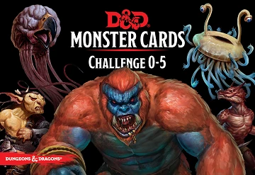 D&D Monster Cards: Challenge 0-5 D&D Monster Cards: Challenge 0-5 -Blackknight Games Sales Monster0 5