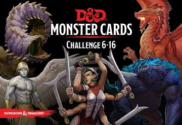 D&D Monster Cards: Challenge 6-16 D&D Monster Cards: Challenge 6-16 -Blackknight Games Sales Monster6 16