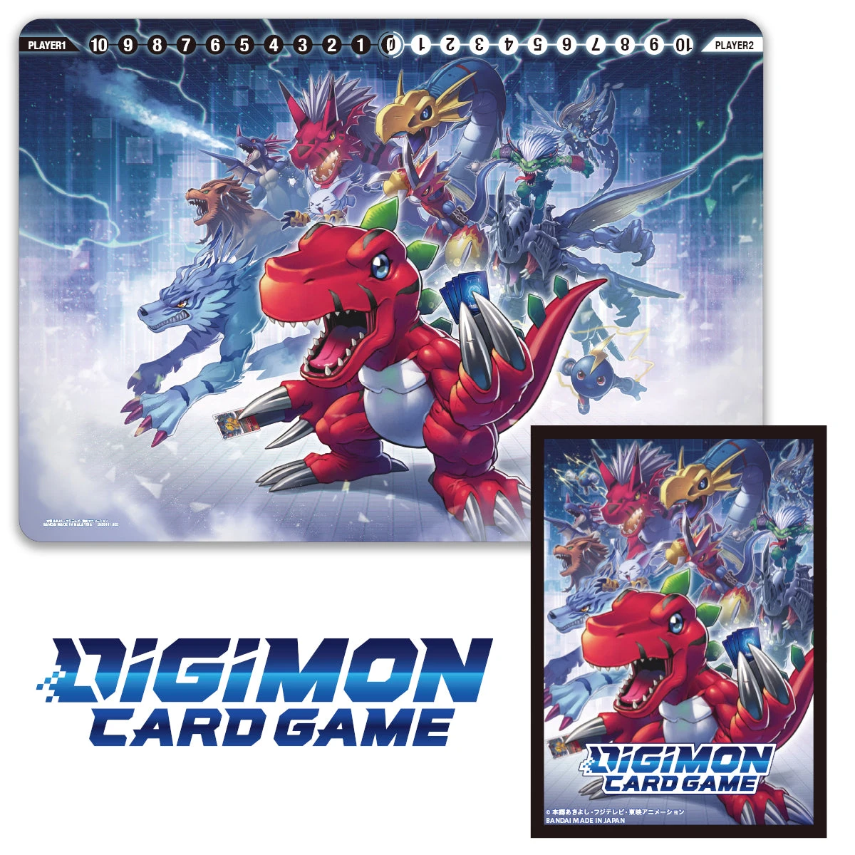 Digimon: (PB-10) Tamer's Set Vol.4 (Sleeves and Playmat) Digimon: (PB-10) Tamer's Set Vol.4 (Sleeves And Playmat) -Blackknight Games Sales N2628161001001 002