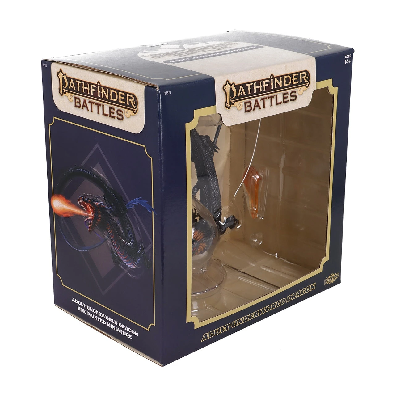 Pathfinder Minis: Adult Underworld Dragon (Prepainted) Pathfinder Minis: Adult Underworld Dragon (Prepainted) -Blackknight Games Sales PFminisadultunderworlddragonprepainted