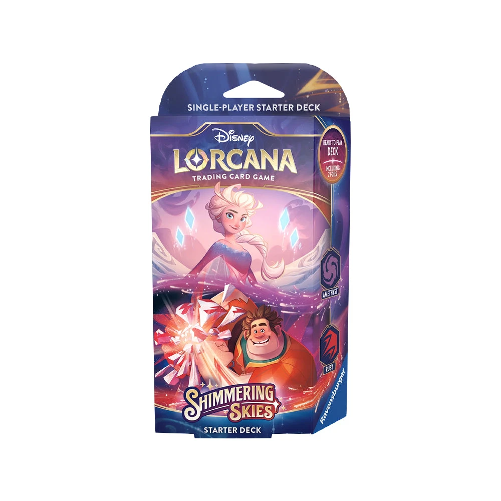 (IN-STORE ONLY) Lorcana: Shimmering Skies Starter Deck - Ready to Let Loose (Elsa / Wreck-It Ralph) (IN-STORE ONLY) Lorcana: Shimmering Skies Starter Deck - Ready To Let Loose (Elsa / Wreck-It Ralph) -Blackknight Games Sales SSStarter AR