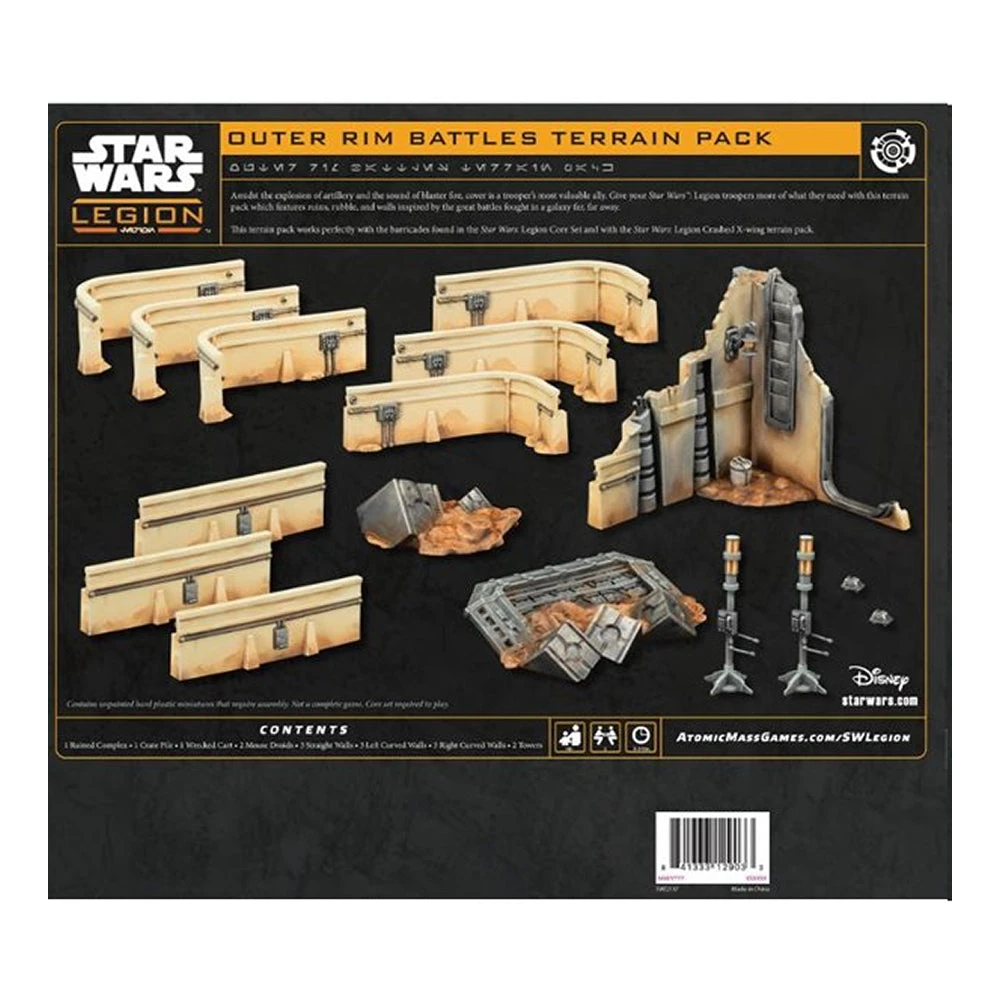 Star Wars Legion: Outer Rim Battles Terrain Pack Star Wars Legion: Outer Rim Battles Terrain Pack -Blackknight Games Sales SWlegionouterrimbattlesterrain2