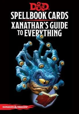 D&D Spellbook Cards: Xanathar's Guide D&D Spellbook Cards: Xanathar's Guide -Blackknight Games Sales Xanathar
