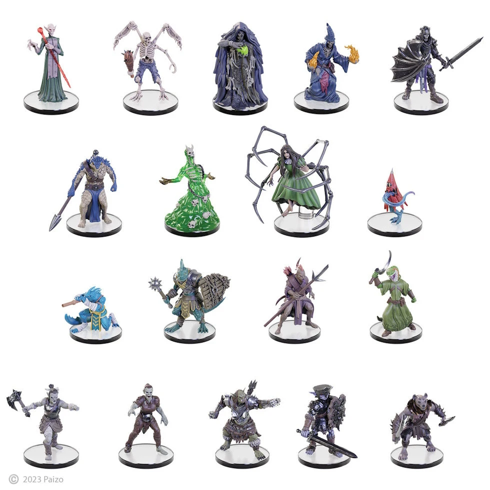 Pathfinder Minis: Pre-Painted Miniatures Fearsome Forces Blind Box Pathfinder Minis: Pre-Painted Miniatures Fearsome Forces Blind Box -Blackknight Games Sales battles
