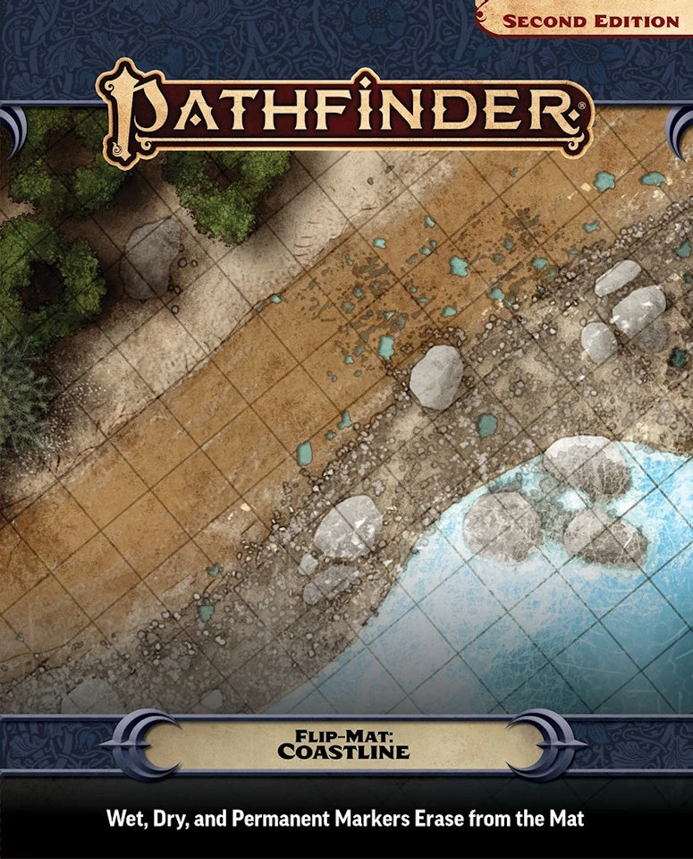 Pathfinder: Flip-Mat - Coastline Pathfinder: Flip-Mat - Coastline -Blackknight Games Sales coastline