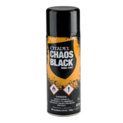 Games Workshop Citadel: Spray - Chaos Black Primer