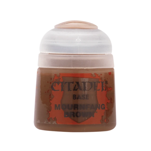 Citadel Base Paint: Mournfang Brown Games Workshop Citadel Base Paint: Mournfang Brown -Blackknight Games Sales https trade.games workshop.com assets 2019 05 Mournfang Brown