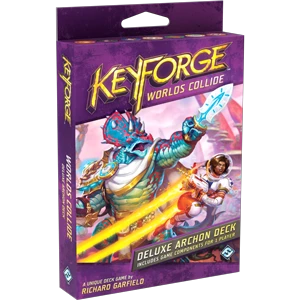 Keyforge: Worlds Collide Delux Archon Deck Keyforge: Worlds Collide Delux Archon Deck -Blackknight Games Sales kf06 main