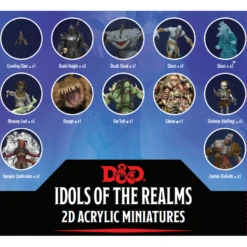 D&D Minis: 2D Acrylic - Boneyard Set 1