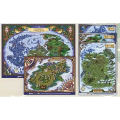D&D The Wild Beyond The Witchlight Map Set 20"x30"