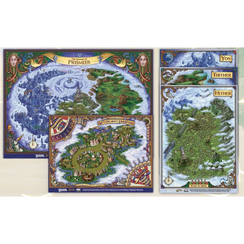 D&D The Wild Beyond the Witchlight Map Set 20"x30" D&D The Wild Beyond The Witchlight Map Set 20"x30" -Blackknight Games Sales raw 7 50936005 ab65 4148 b666 bef005207a3d