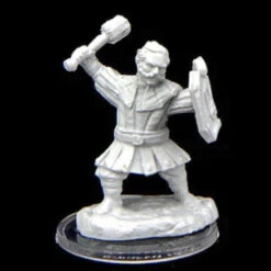 Critical Role Minis: Kymal Militia Brawler & Jorenn Militia Holy Axeman (Unpainted / WV2)