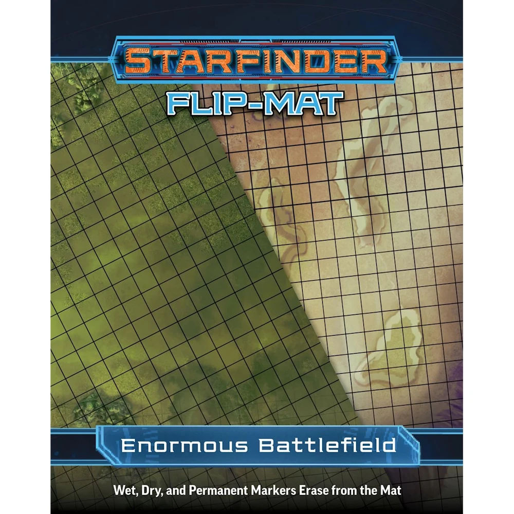 Starfinder: Flip Mat: Enormous Battlefield Starfinder: Flip Mat: Enormous Battlefield -Blackknight Games Sales starfinderflip mat enormousbattlefield