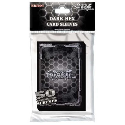 YuGiOh! Sleeves - Dark Hex (50 Count) YuGiOh! Sleeves - Dark Hex (50 Count) -Blackknight Games Sales
